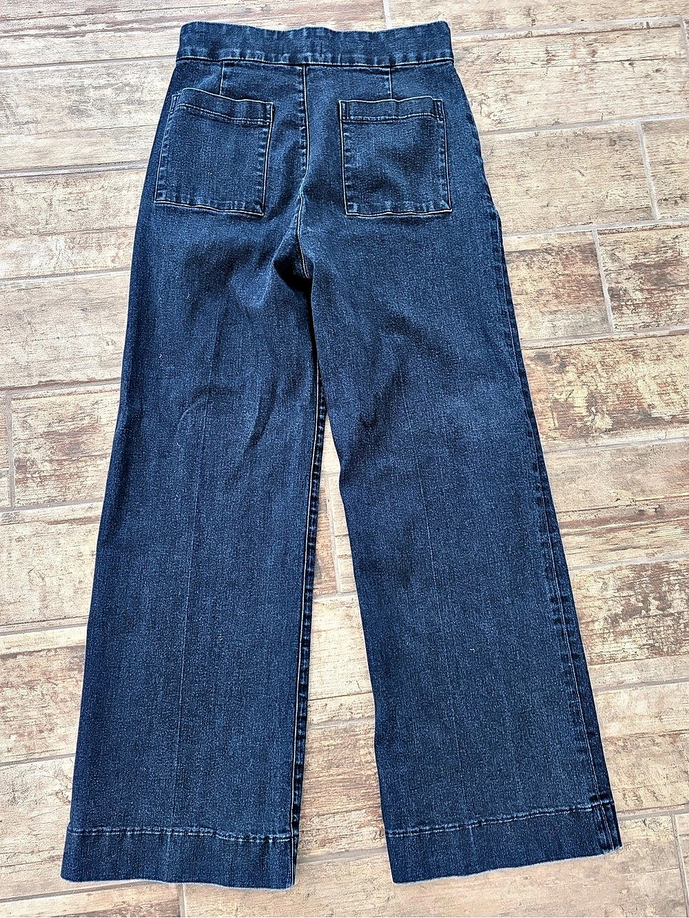 JOE'S Women's Wide Leg Jeans in Blue Waist 30